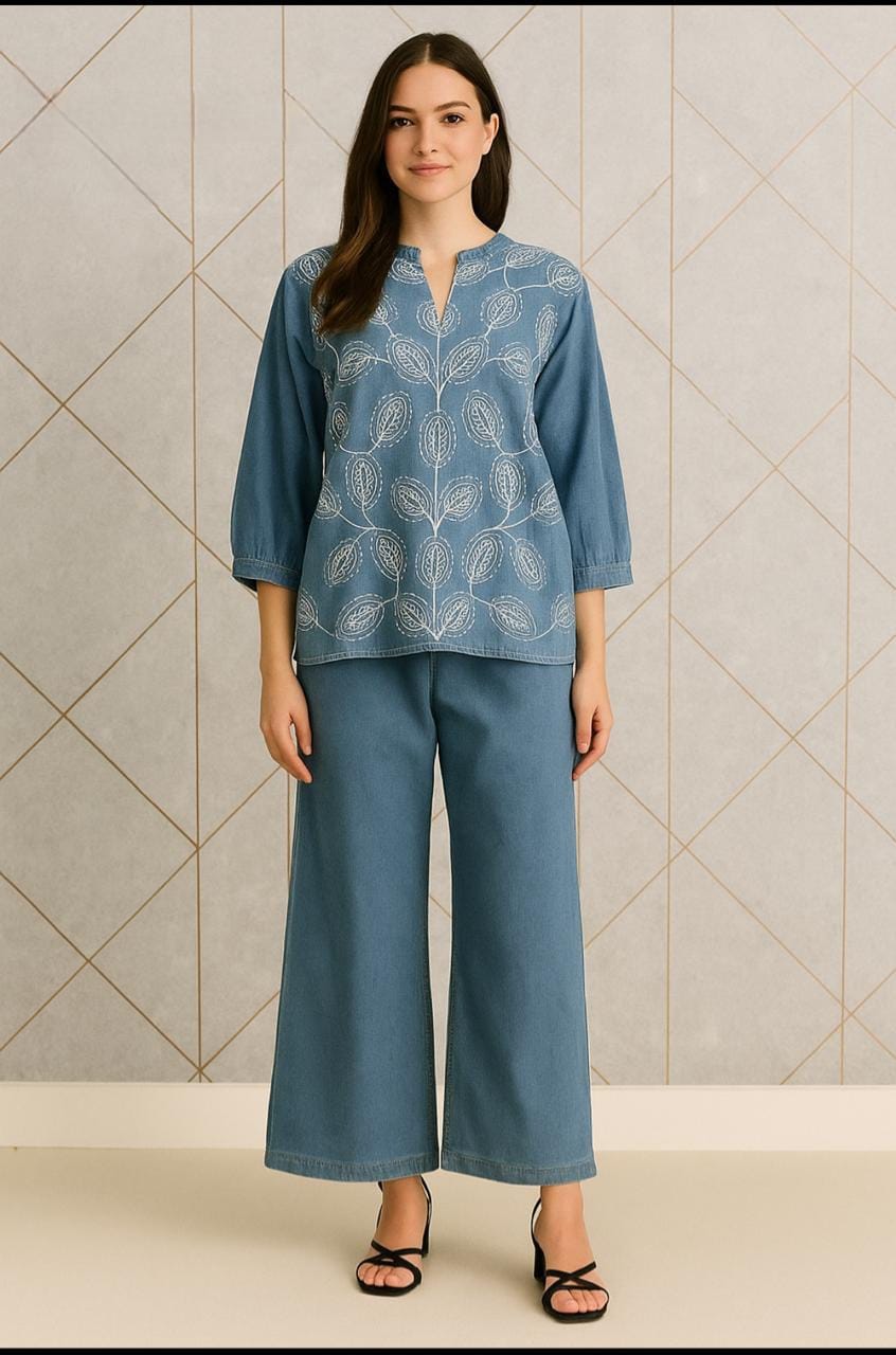 Denim co-ord set